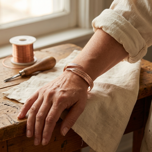 Pulsera de cobre Raíz – vista 2