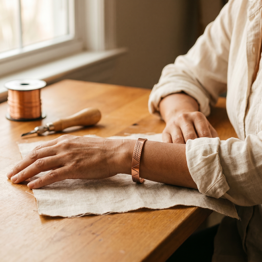 Pulsera de cobre Cresta – vista 2