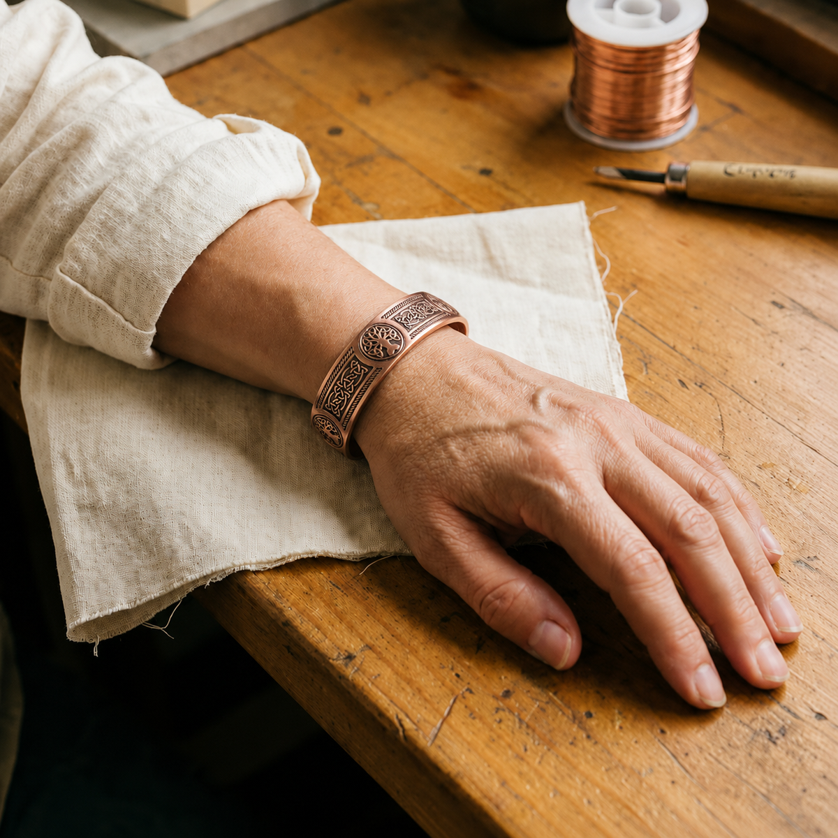 Pulsera de cobre Rama – vista 2