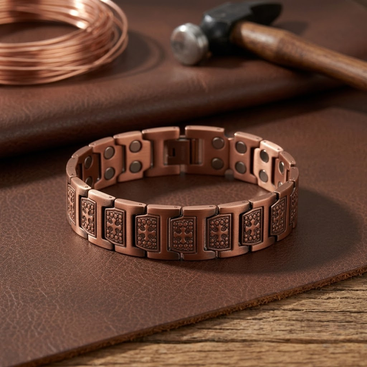 Pulsera de cobre de hombre Vendaval