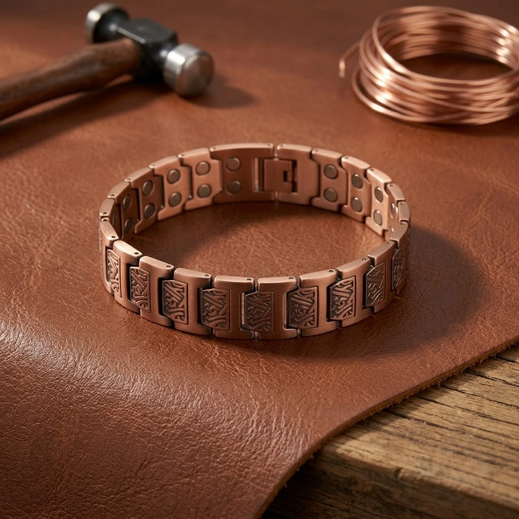 Pulsera de cobre de hombre Cañada