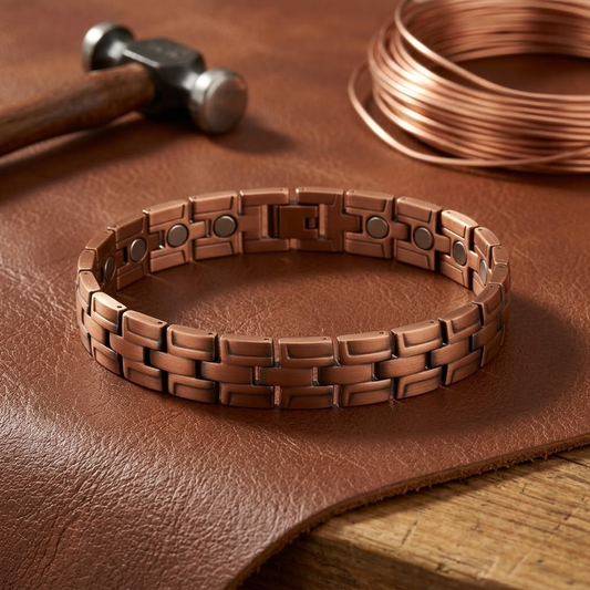 Pulsera de cobre de hombre Aulaga