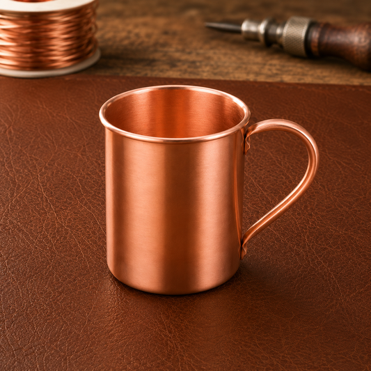 Taza de cobre lisa 400 ml