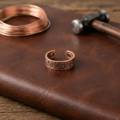 Anillo de cobre Tronco