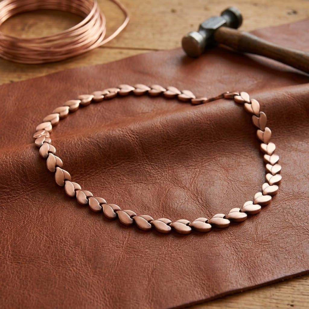 Collar de cobre Zarza – vista 2