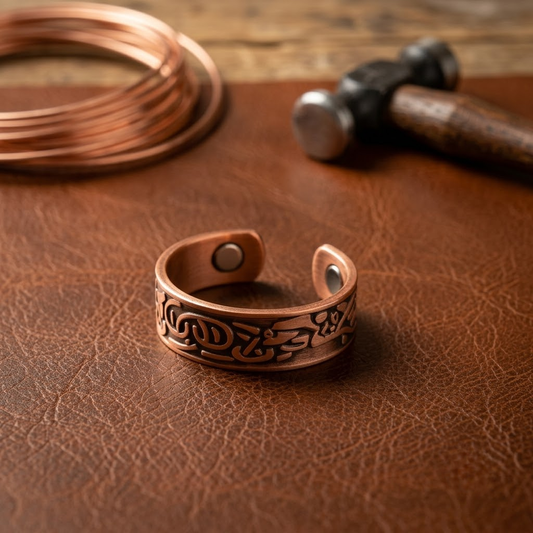 Anillo de cobre Cardo