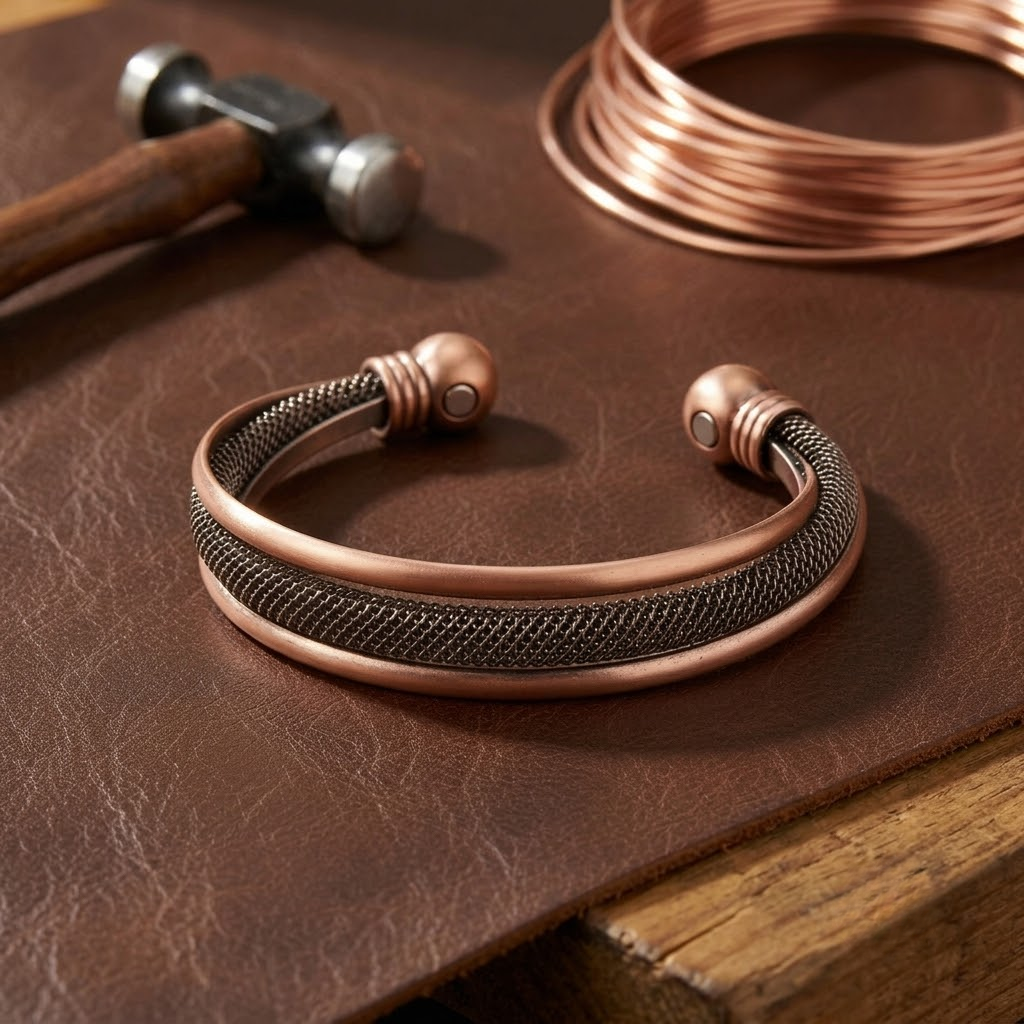 Pulsera de cobre Piedra