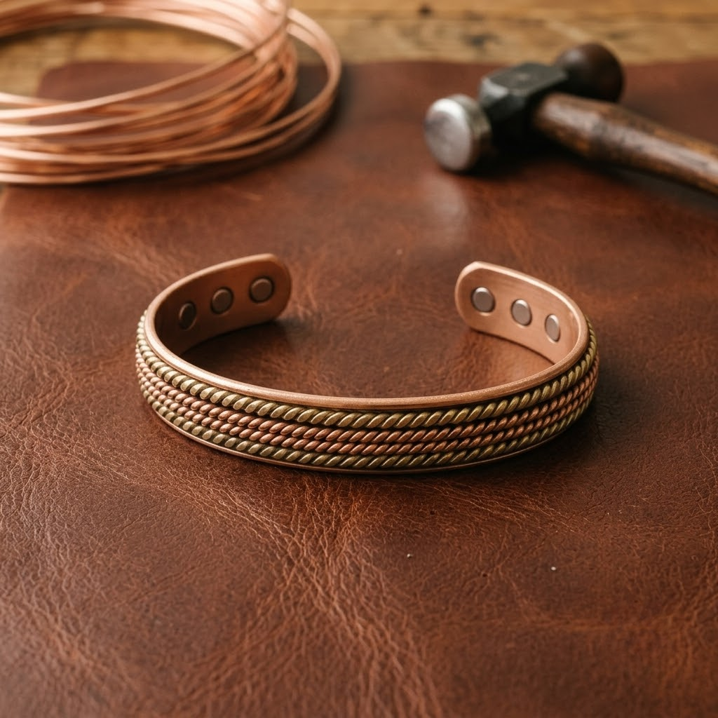 Pulsera de cobre Forja