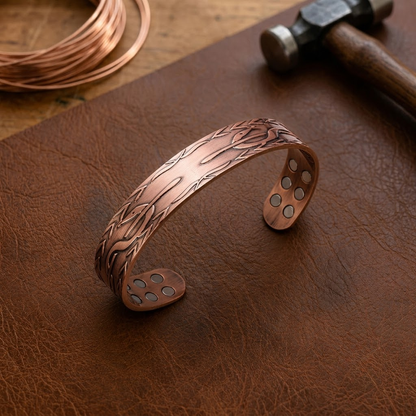 Pulsera de cobre Fronda