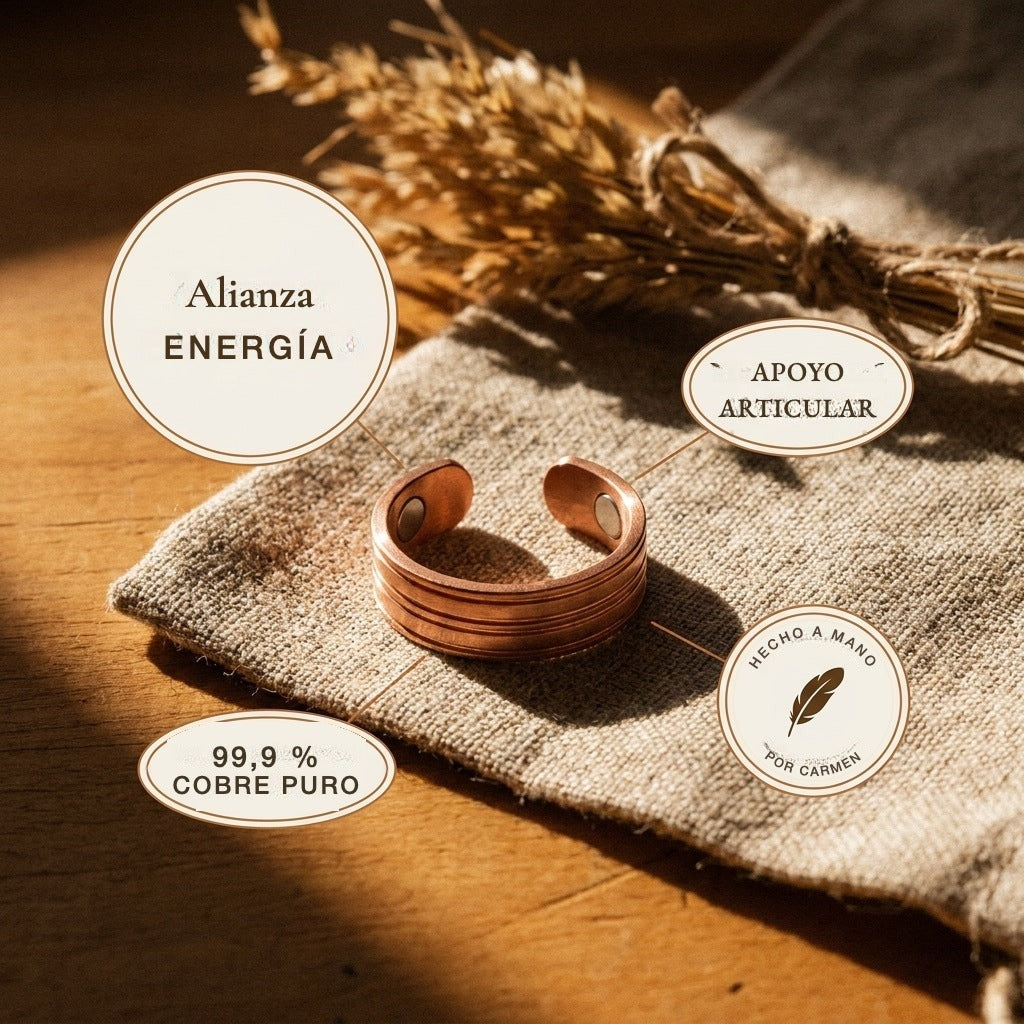 Anillo de cobre Alianza – vista 5