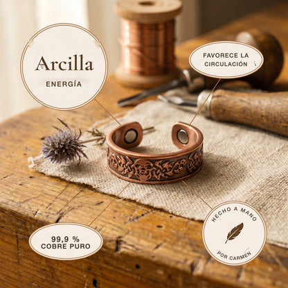 Anillo de cobre Arcilla – vista 5