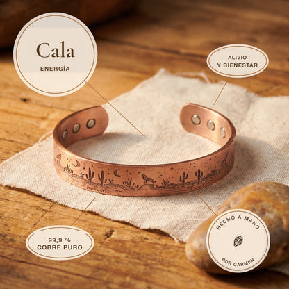 Pulsera de cobre Cala – vista 5