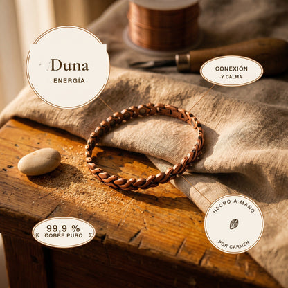 Tobillera de cobre Duna – vista 5