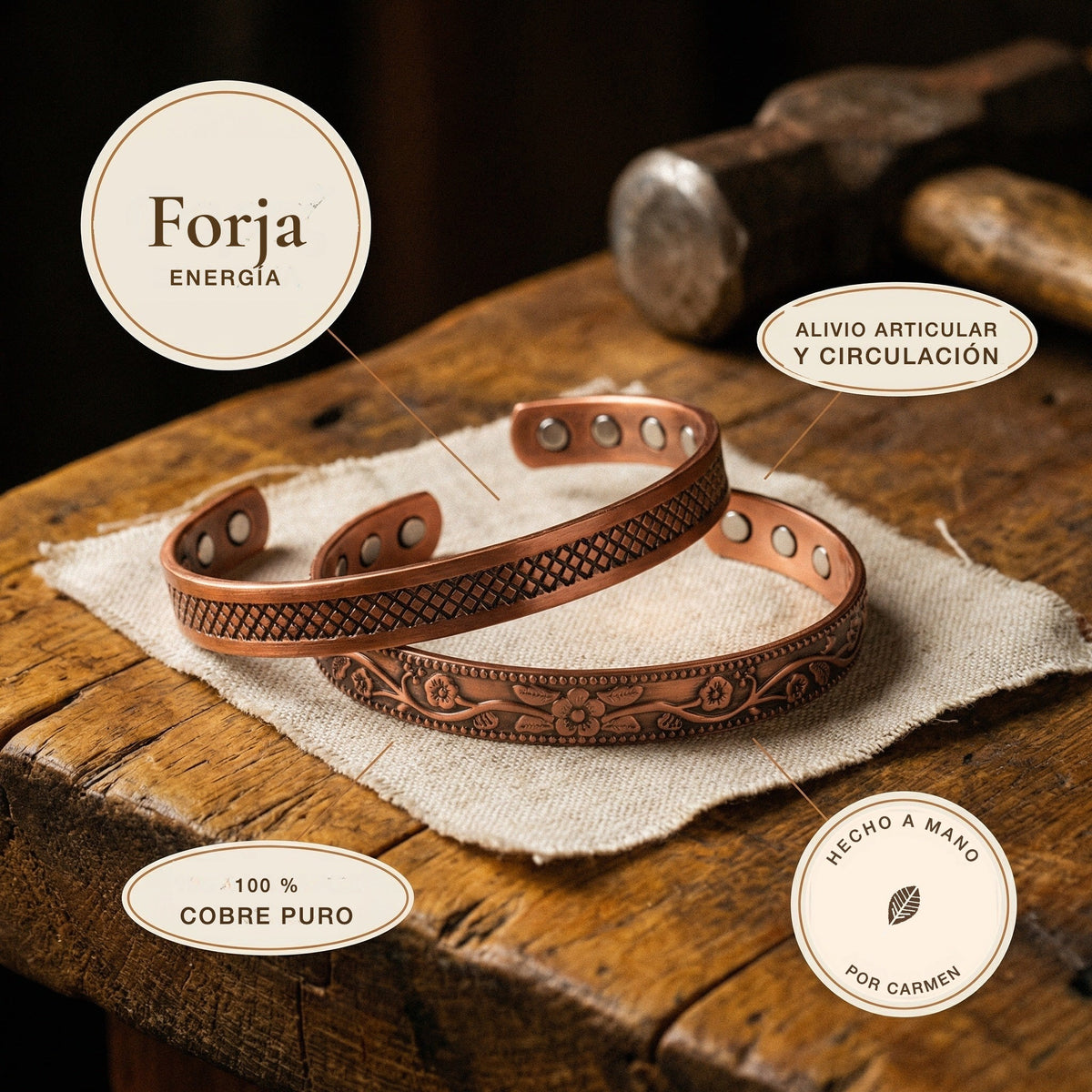 Conjunto de cobre Forja – vista 5