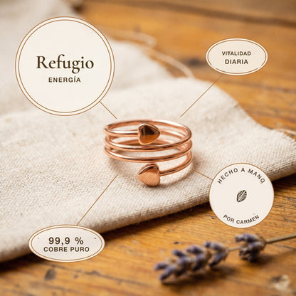 Anillo de cobre Refugio – vista 5
