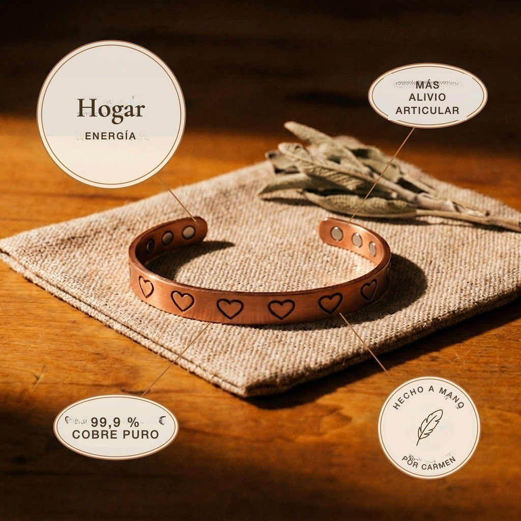 Pulsera de cobre Hogar – vista 5