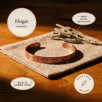 Pulsera de cobre Hogar – vista 5