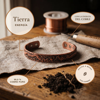 Pulsera de cobre Tierra – vista 5