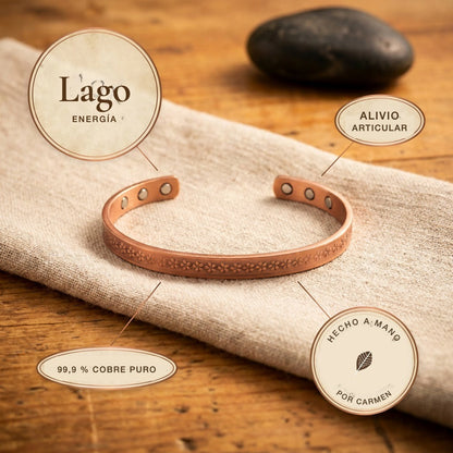 Pulsera de cobre Lago – vista 5
