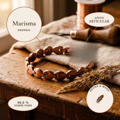 Tobillera de cobre Marisma – vista 5
