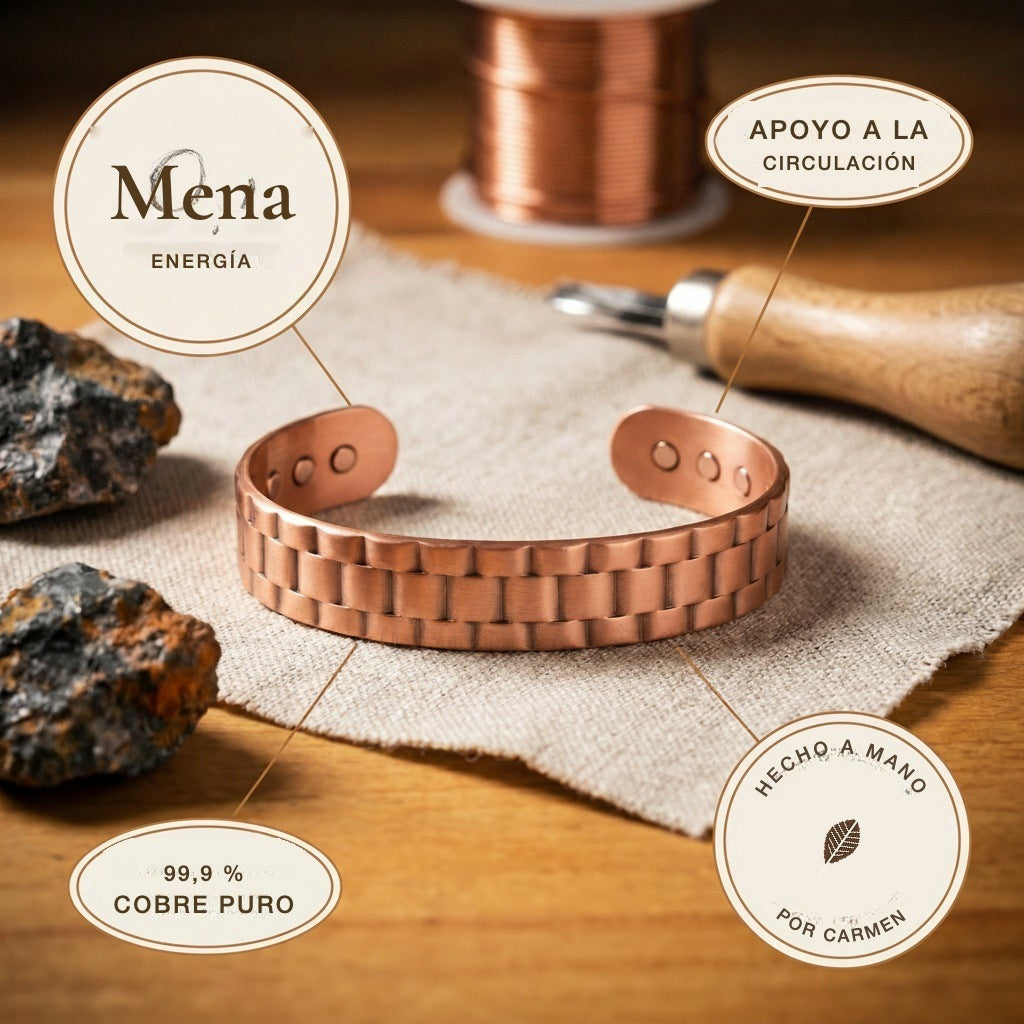 Pulsera de cobre de hombre Mena – vista 5