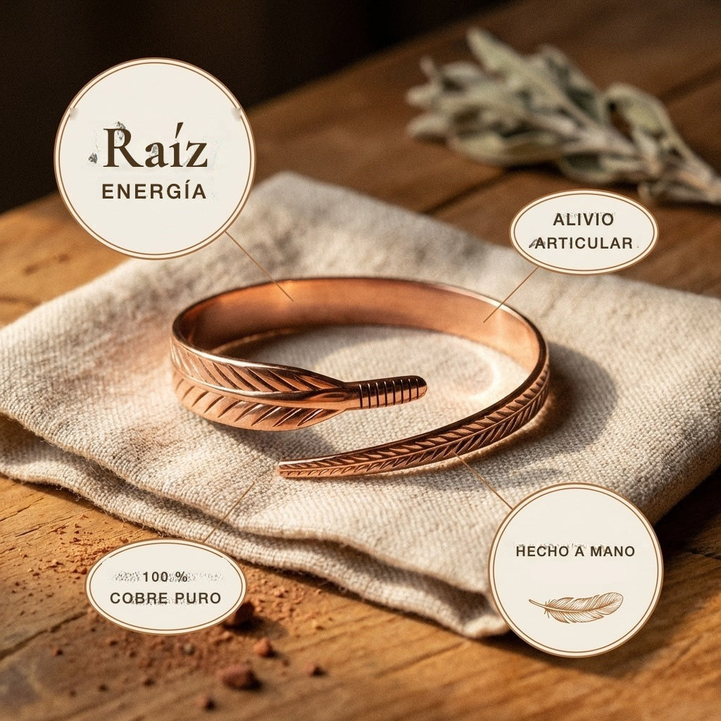 Pulsera de cobre Raíz – vista 5