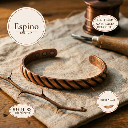Pulsera de cobre Espino – vista 5