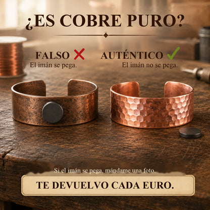¿Es cobre puro? La prueba del imán