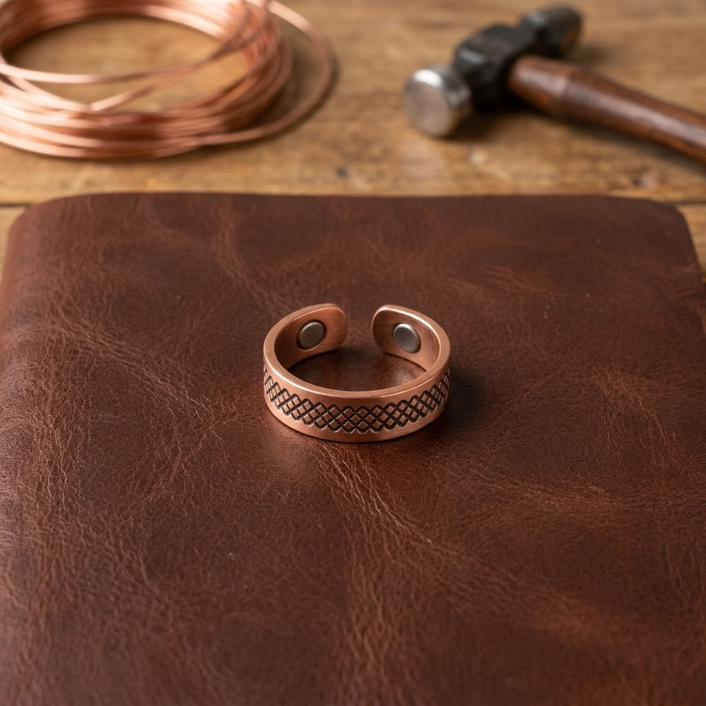 Anillo de cobre Celosía