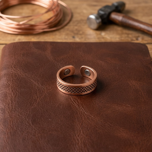 Anillo de cobre Celosía