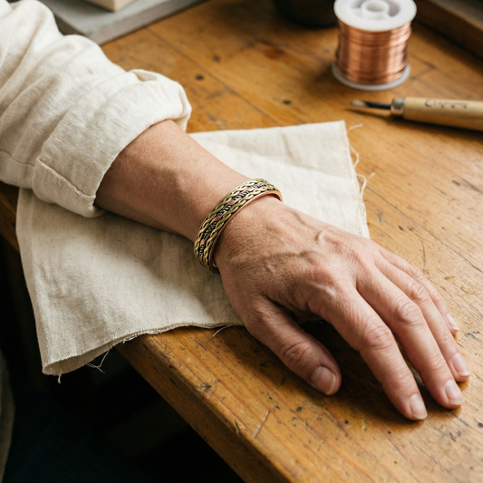 Pulsera de cobre Trenza – vista 2