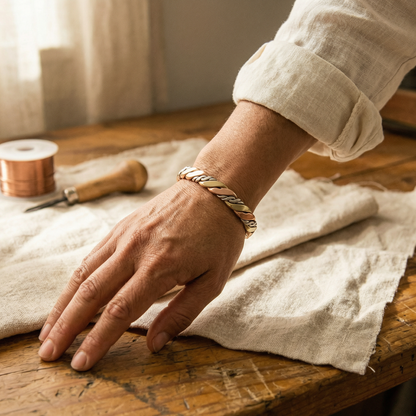 Pulsera de cobre Roca – vista 2