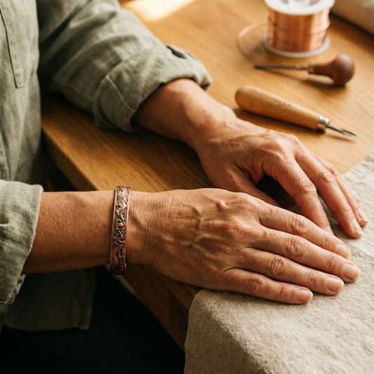 Pulsera de cobre Tierra – vista 2
