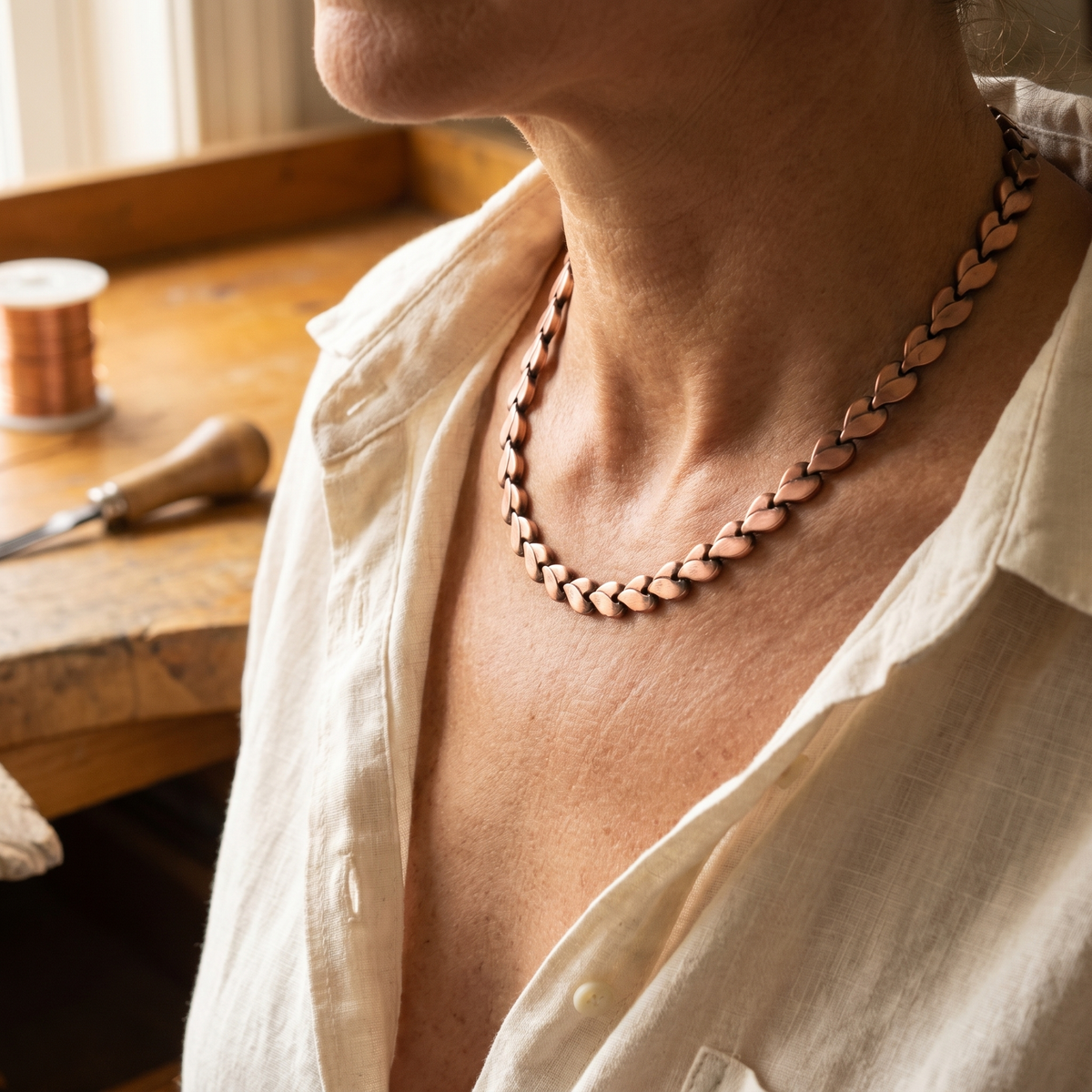 Collar de cobre Zarza
