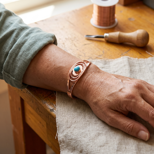 Pulsera de cobre Juncia – vista 2