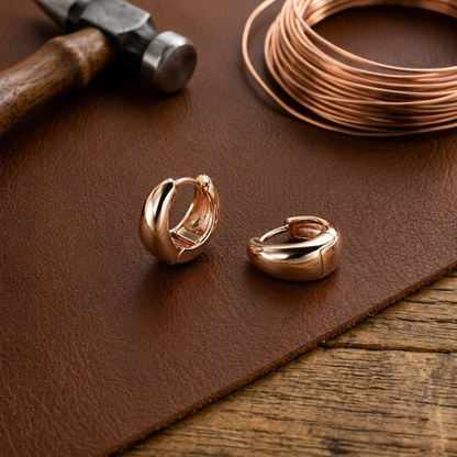 Pendientes de cobre Quilla