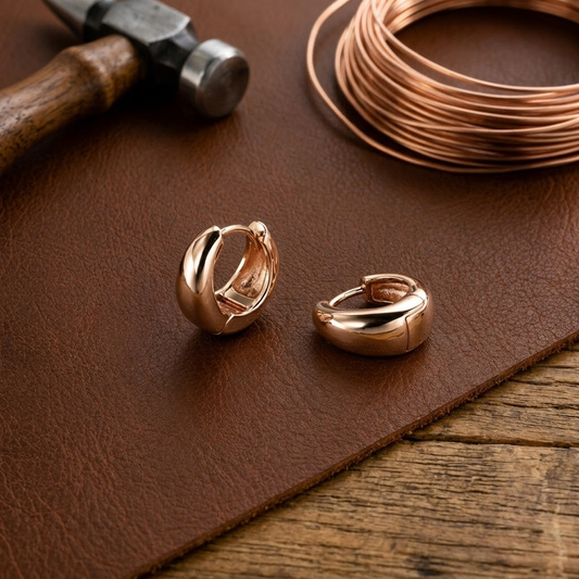 Pendientes de cobre Quilla
