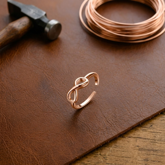 Anillo de pie de cobre Bucle