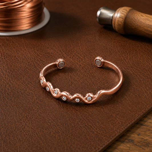 Pulsera de cobre Onda