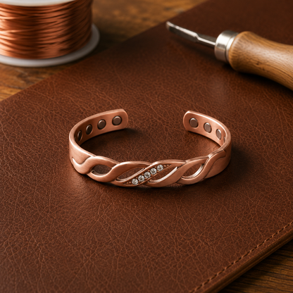 Pulsera de cobre Costura