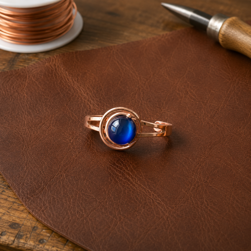Pulsera de cobre Esfera