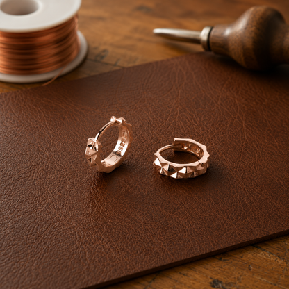 Pendientes de cobre Espiga