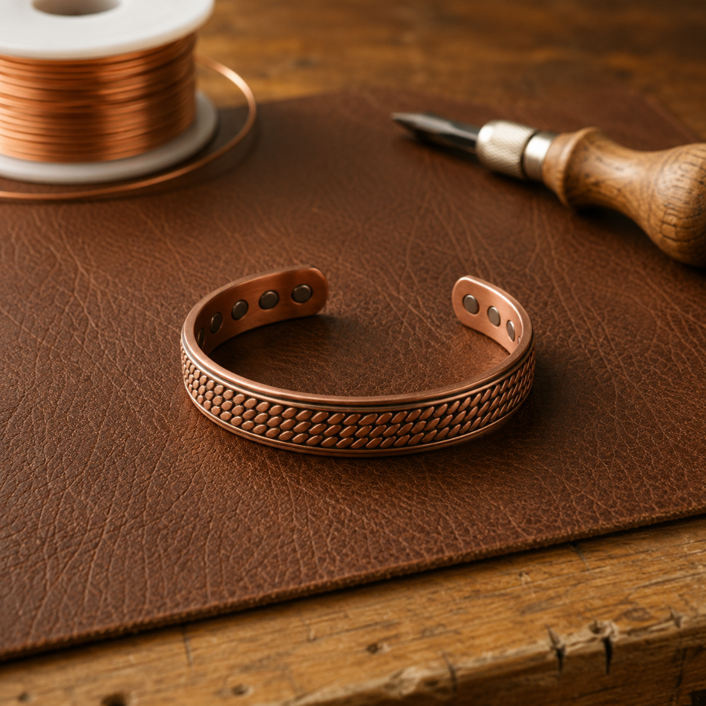 Pulsera de cobre Ola